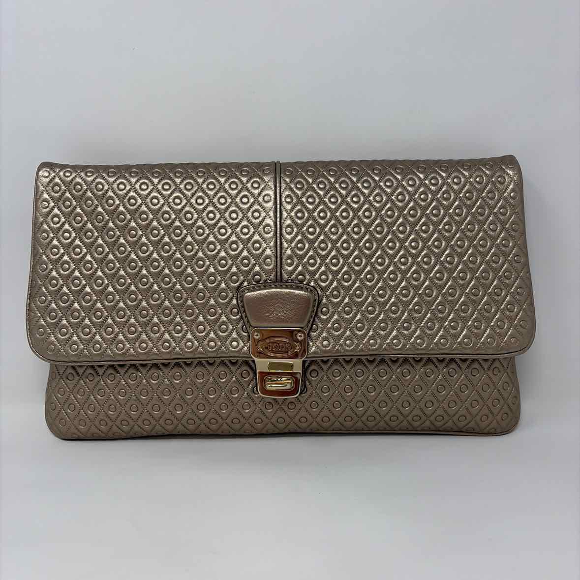 Pre-Owned Tod's Gold Leather Handbag