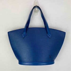 Pre-Owned Louis Vuitton Blue Leather Designer Handbag