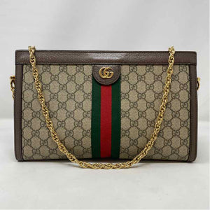 Pre-Owned Gucci Monogram Canvas Designer Handbag