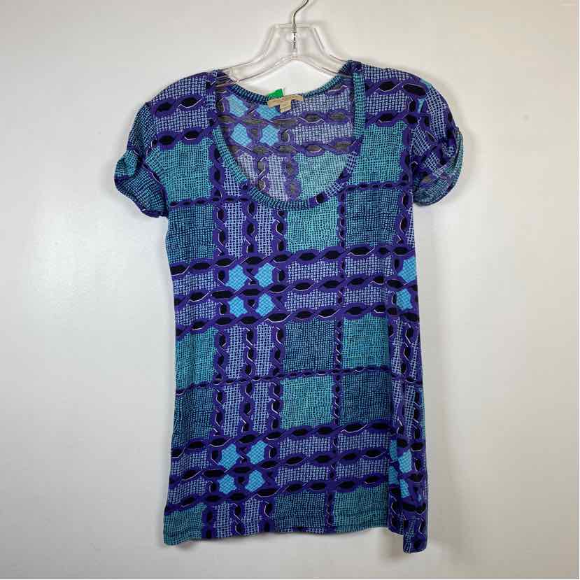 Pre-Owned Burberry Purple Cotton Women Size XS Designer Clothes