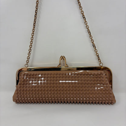 Pre-Owned Christian Louboutin nude Patent Designer Handbag