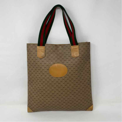 Pre-Owned Gucci Monogram Canvas Designer Handbag