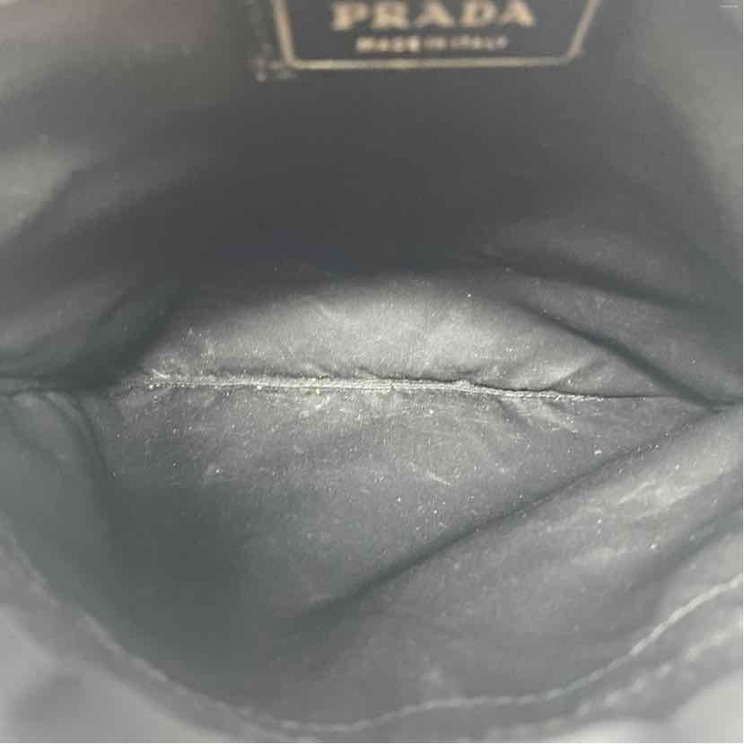 Pre-Owned Prada Black Nylon Designer Handbag