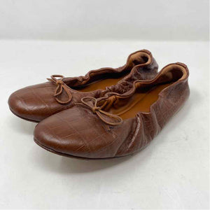 Pre-Owned Shoe Size 9 POLO Ralph Lauren Cognac Flats