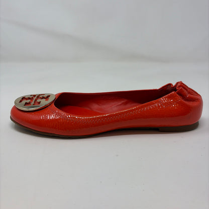Pre-Owned Shoe Size 8.5 Tory Burch Orange Flats