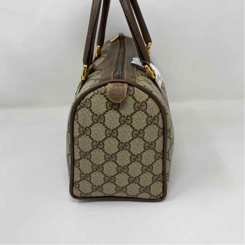 Pre-Owned Gucci Monogram Canvas Designer Handbag