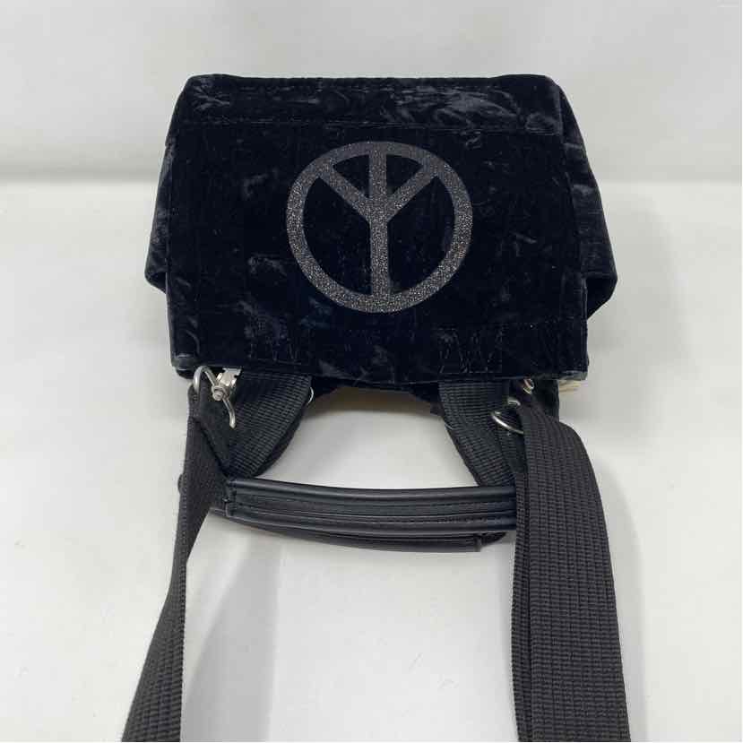 Pre-Owned Koala Kanvas Black Multi Velvet Handbag