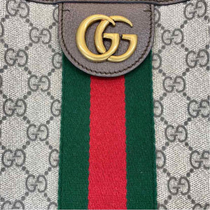 Pre-Owned Gucci Monogram Canvas Designer Handbag