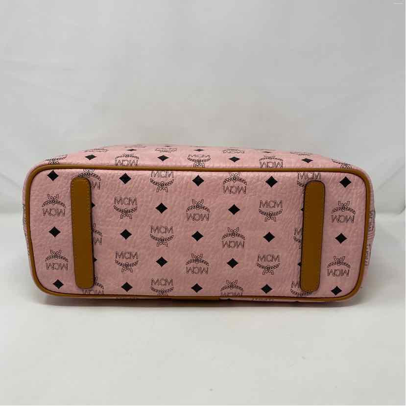 Pre-Owned MCM Pink Leather Designer Handbag