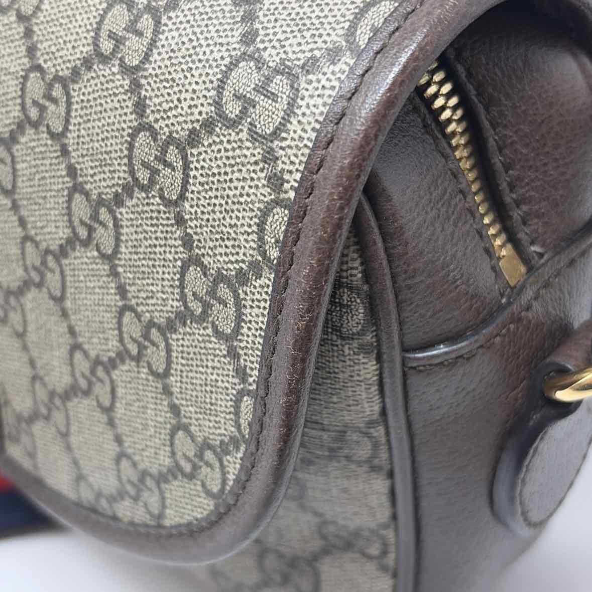 Pre-Owned Gucci Monogram Canvas Designer Handbag