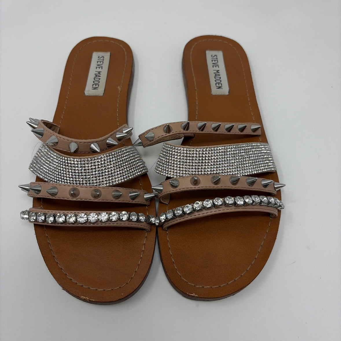 Pre-Owned Shoe Size 8.5 Steve Madden Tan Sandals