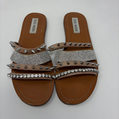 Pre-Owned Shoe Size 8.5 Steve Madden Tan Sandals