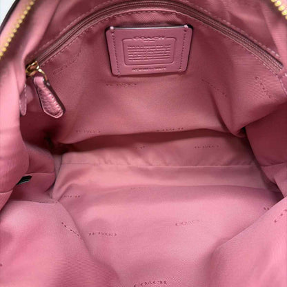 Pre-Owned Coach Pink Leather Handbag