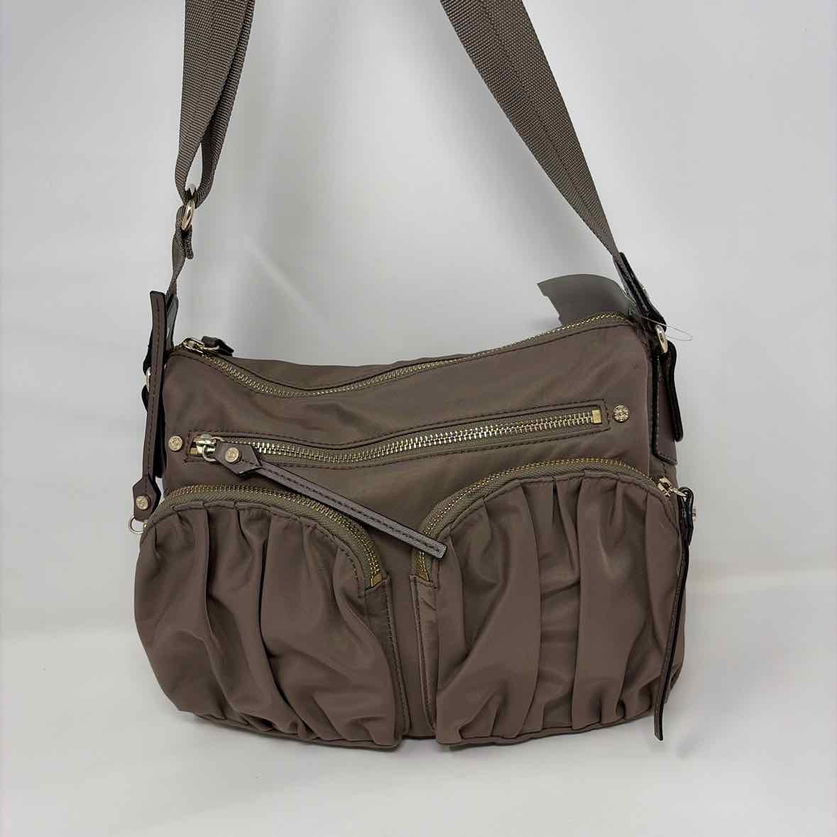Pre-Owned MZ Wallace Taupe Nylon Handbag