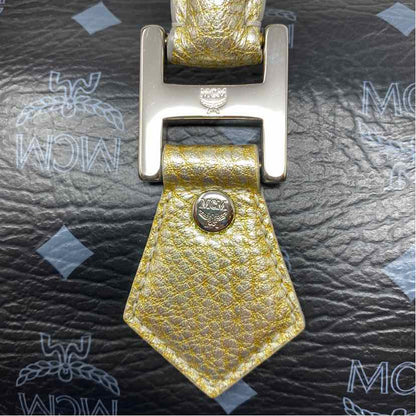 Pre-Owned MCM Black Multi Leather Designer Handbag