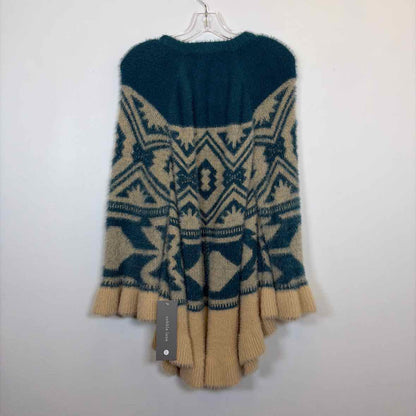 Pre-Owned Size XL Cobble Lane Tan Multi Sweater