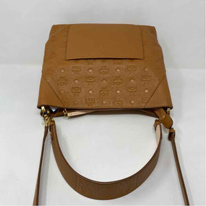 Pre-Owned MCM Cognac Leather Designer Handbag