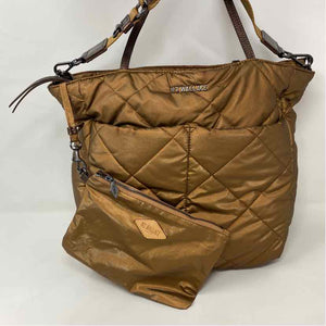 Pre-Owned MZ Wallace Gold Nylon Handbag