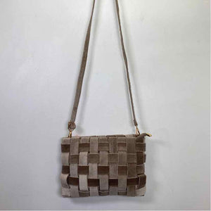 Pre-Owned Anthropologie Tan Velvet Handbag