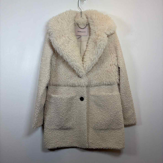 Pre-Owned Size XS BCBG Generation Cream Coat