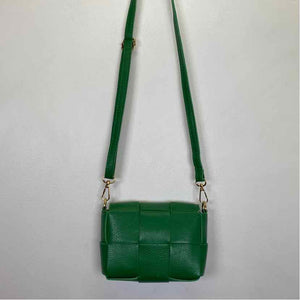 Pre-Owned Made in Italy Green Leather Handbag