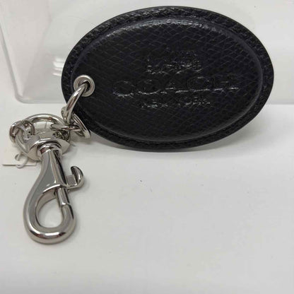 Pre-Owned Coach Black Leather Key Chain