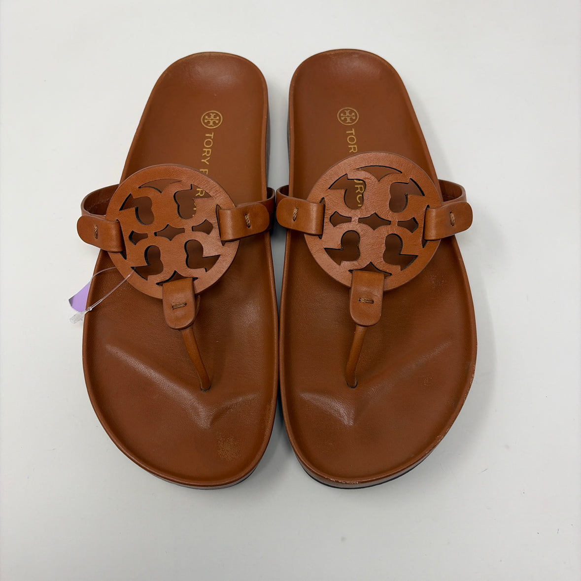 Pre-Owned Shoe Size 8.5 Tory Burch Cognac Sandals
