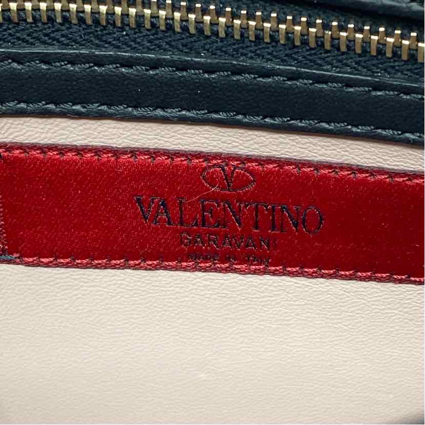 Pre-Owned Valentino Black Leather Designer Handbag