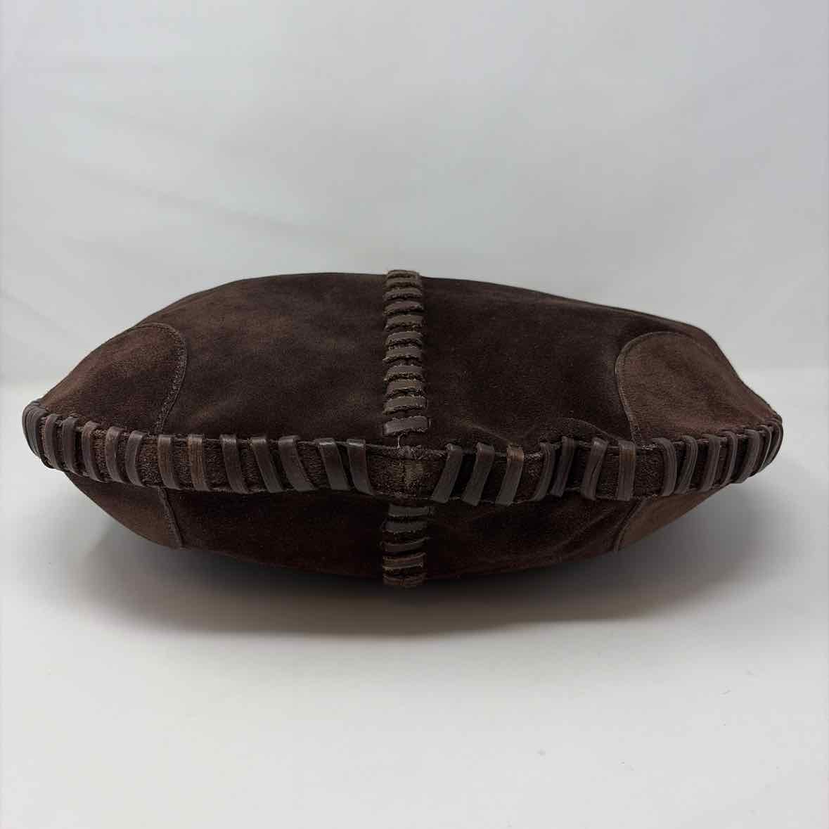 Pre-Owned Crown Vintage Brown Leather Handbag