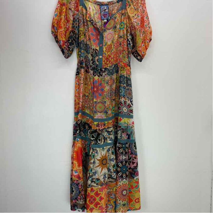 Pre-Owned Size S Johnny Was Floral Print Casual Dress