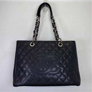 Pre-Owned Chanel Black Leather Designer Handbag