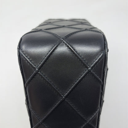 Pre-Owned Chanel Black Leather Designer Handbag