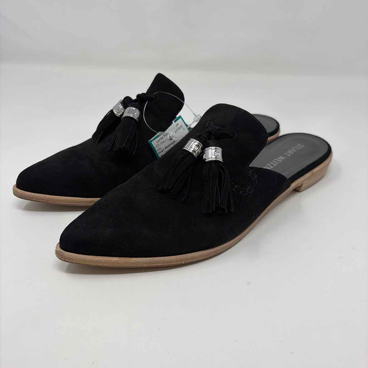 Pre-Owned Shoe Size 9 Stuart Weitzman Black Mule