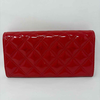 Pre-Owned Chanel Red Patent Designer Wallet
