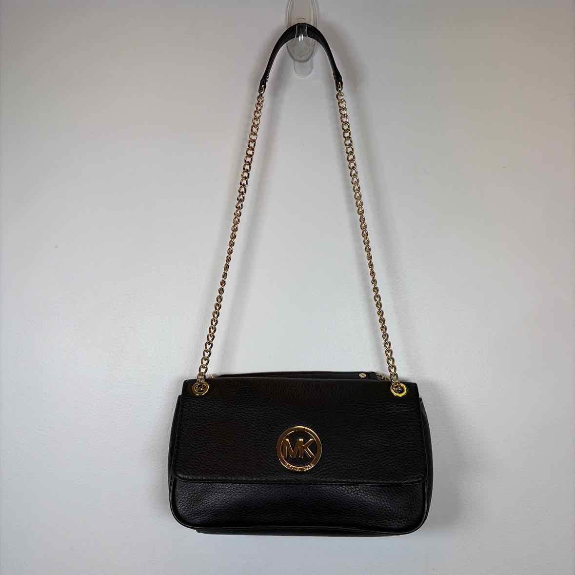 Pre-Owned Michael Kors Black Leather Handbag