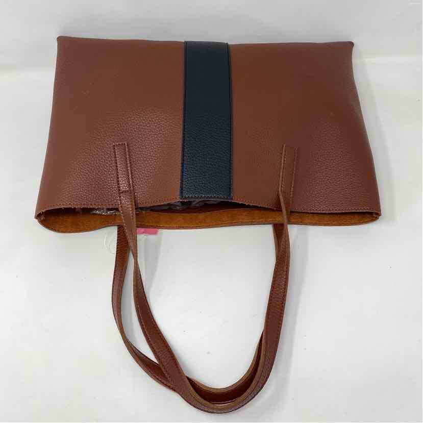 Pre-Owned Vince Camuto Brown Multi faux leather Handbag