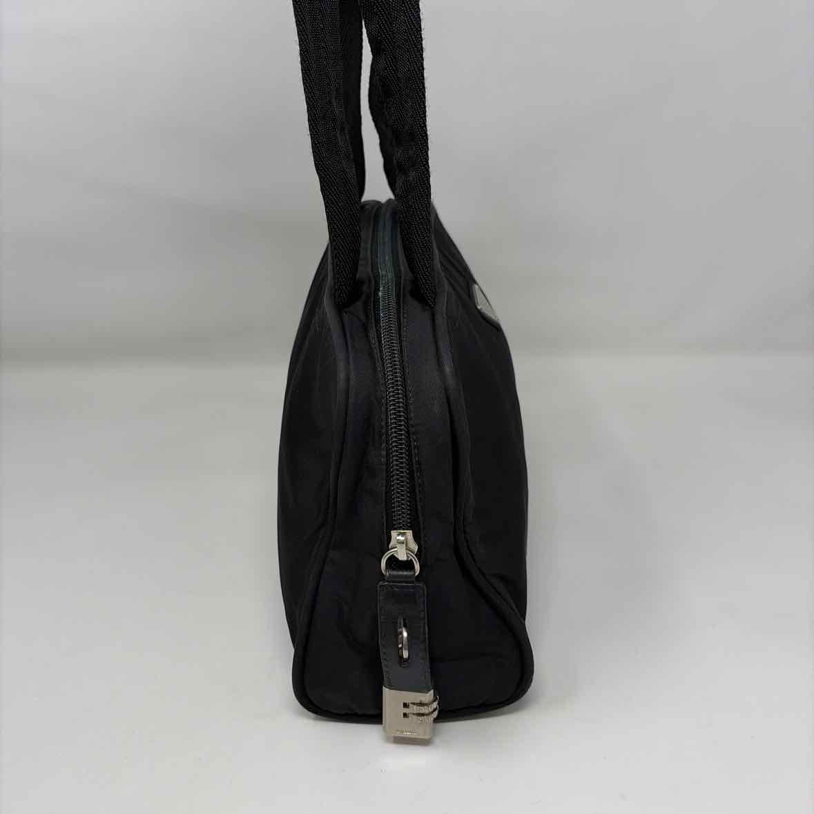 Pre-Owned Prada Black Nylon Designer Handbag
