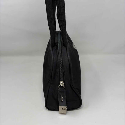 Pre-Owned Prada Black Nylon Designer Handbag