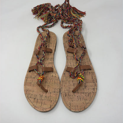 Pre-Owned Shoe Size 9 Circus By Sam Edelman Tan Multi Sandals