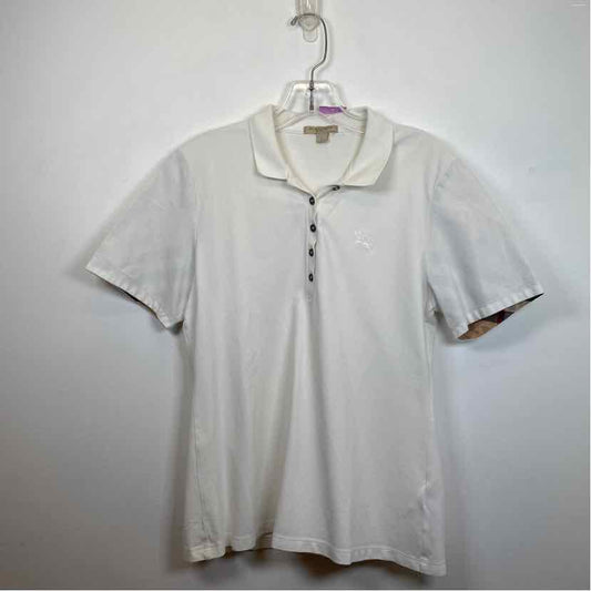 Pre-Owned Burberry Brit White Multi Cotton Women Size L Designer Clothes