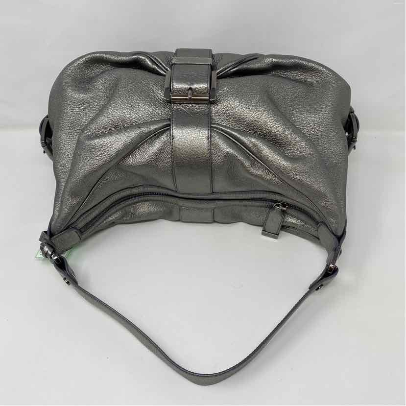 Pre-Owned Michael Kors Silver Leather Handbag
