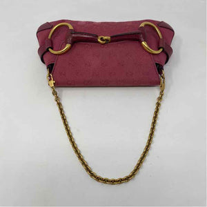 Pre-Owned Gucci Magenta Fabric Designer Handbag