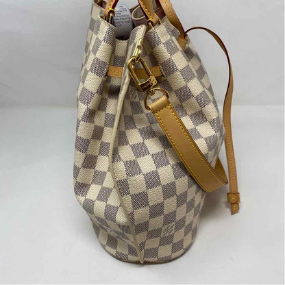 Pre-Owned Louis Vuitton Damier Azur Canvas Designer Handbag