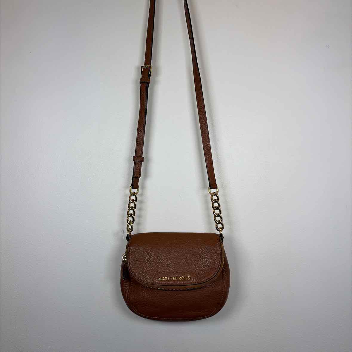 Pre-Owned Michael Kors Cognac Leather Handbag