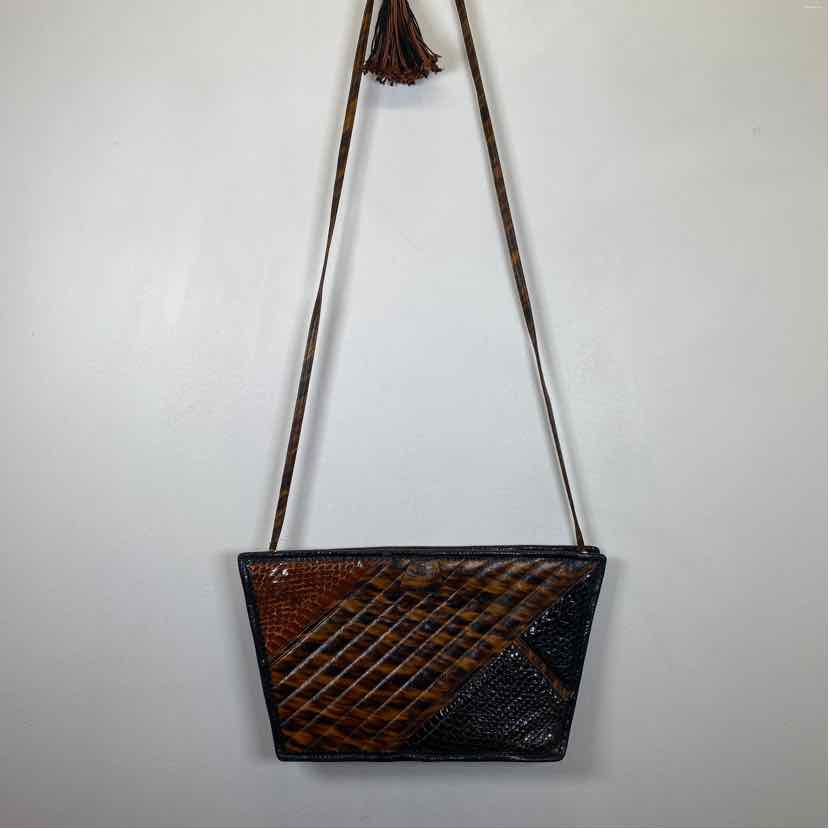 Pre-Owned C. Fiori Brown Multi Snake Handbag