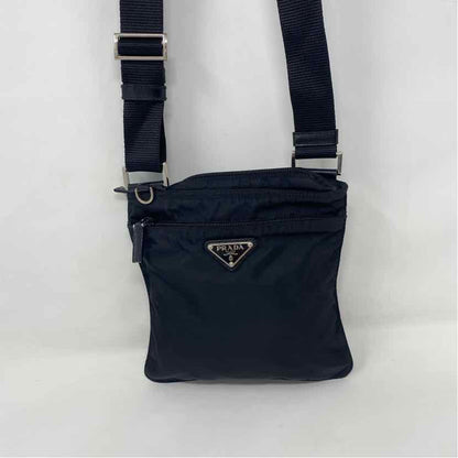 Pre-Owned Prada Black Nylon Designer Handbag