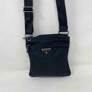 Pre-Owned Prada Black Nylon Designer Handbag