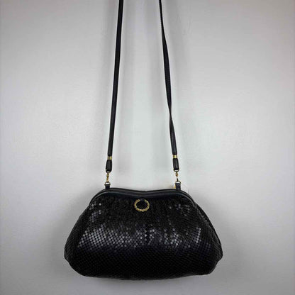 Pre-Owned Whiting & Davis Black Metal Handbag
