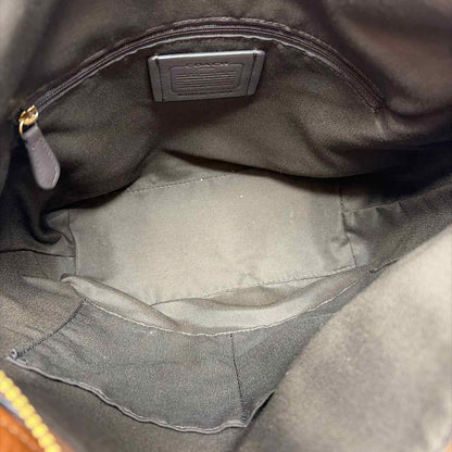 Pre-Owned Coach Cognac Leather Handbag