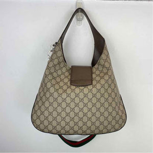 Pre-Owned Gucci Monogram Canvas Designer Handbag